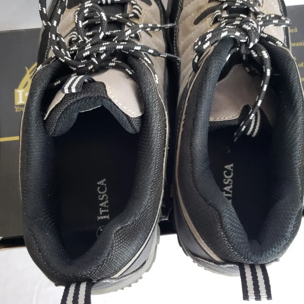 Worn 1x. Itasca Slate Lo‎ Hiking Walking Shoe  #451050 Mens Sz 11.5 Gray Black